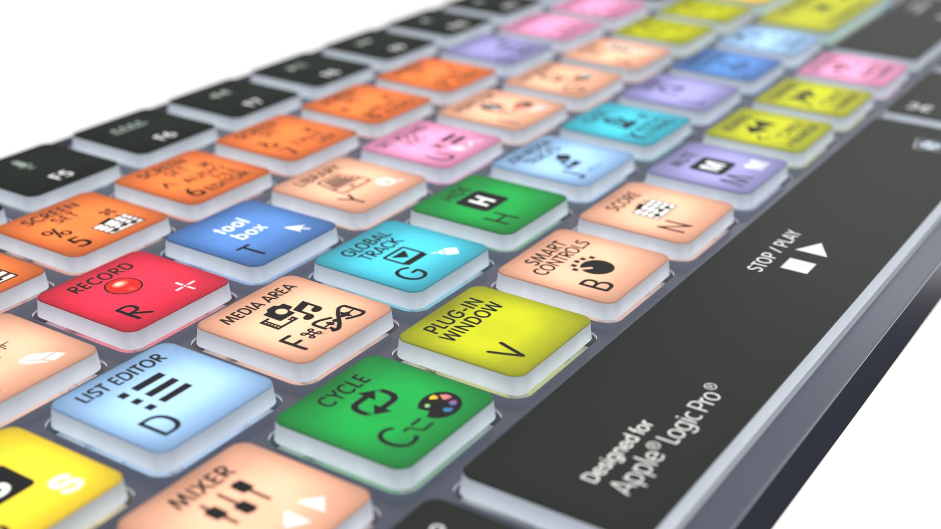 Amazon.com: Logickeyboard 'Titan' Wireless Backlit Designed for